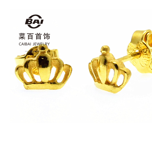 CBAI/菜百AL 足金耳饰 足金999‰