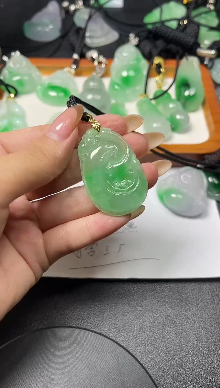 颈饰未镶嵌翡翠所见即所得   一图一物