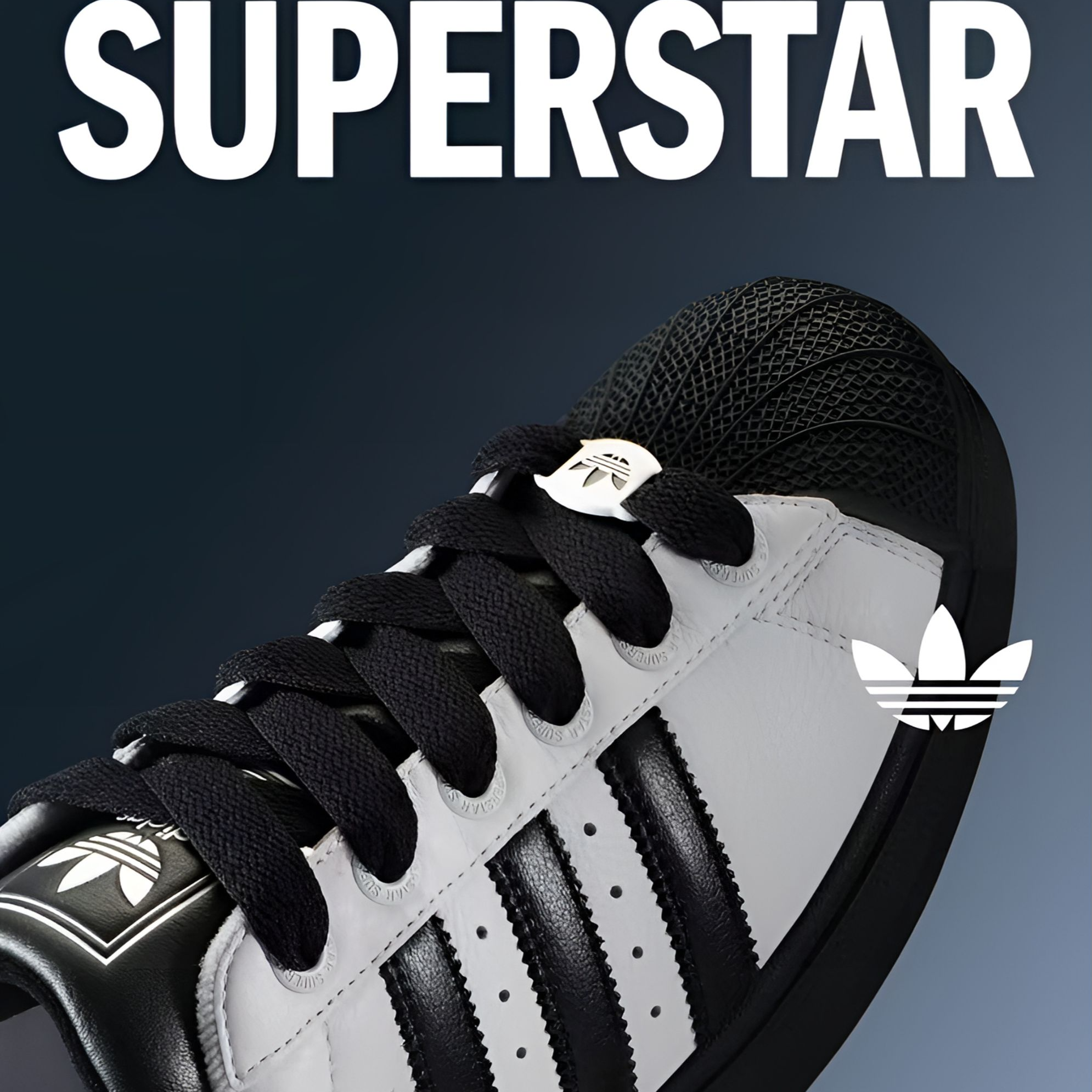 【创意谷AD专享】三叶草经典贝壳头板鞋小白鞋JI0124