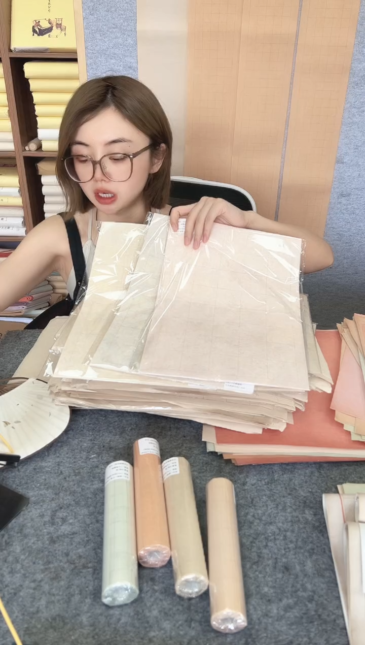 闪~锋修微喷日课23*34cm4cm格子 3包合计60张