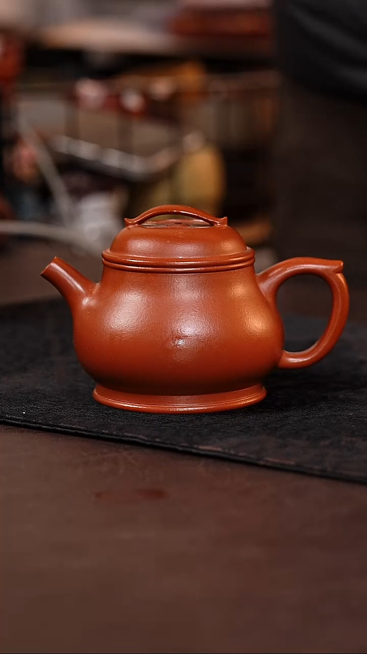 茶壶紫砂朱泥潘壶