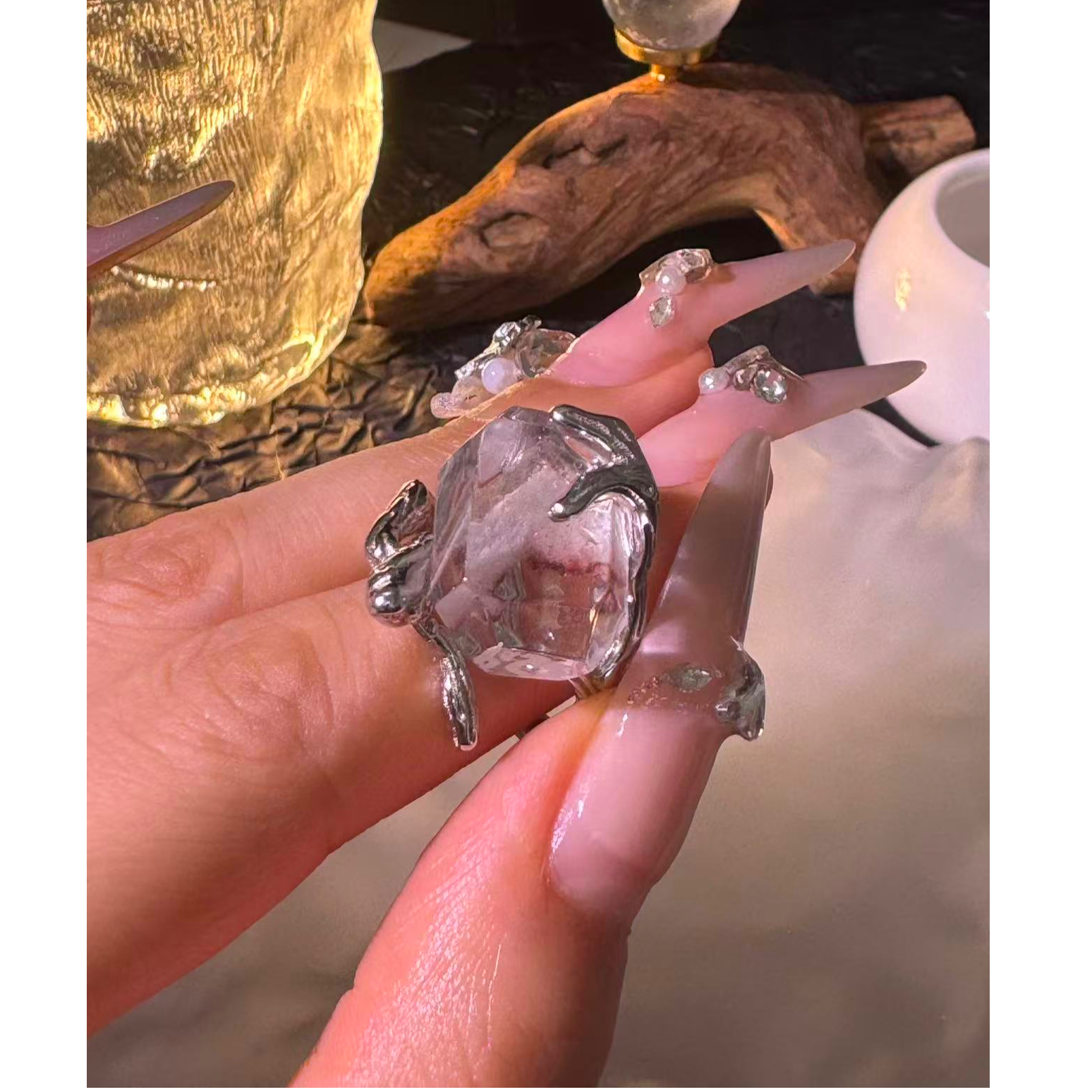 【晶玲小筑】天然水晶ins风，时尚百搭、个性小众必入款