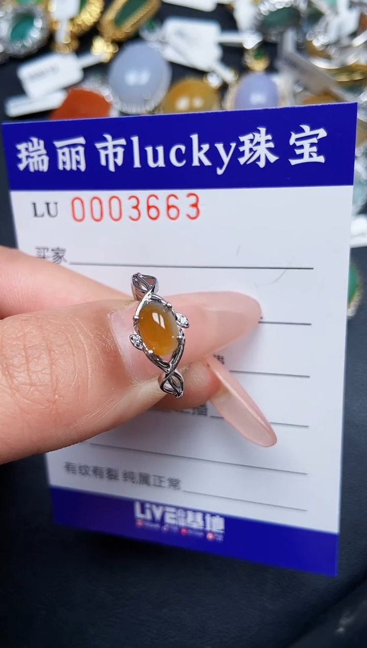 【闪购商品】翡翠颈饰银S925镶嵌3663