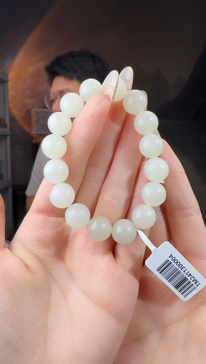 未镶嵌手串和田玉手串卡12