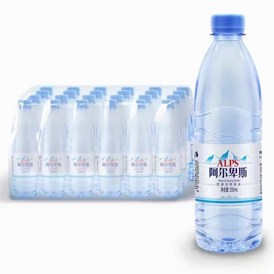 【2件】阿尔卑斯 天然水550ml*24瓶*2件