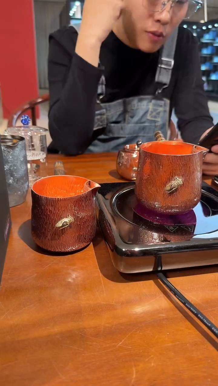 【闪购商品】SJY-一鸣惊人树皮纹煮茶器