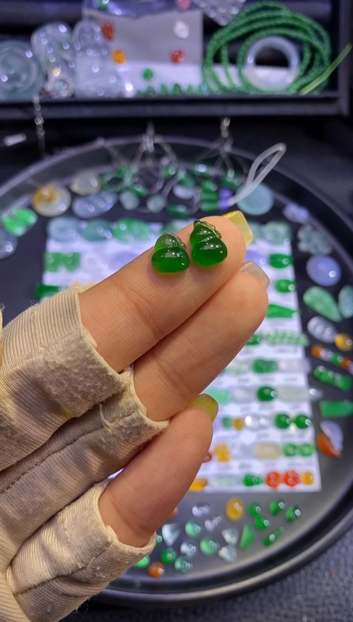 未镶嵌挂件翡翠葫芦