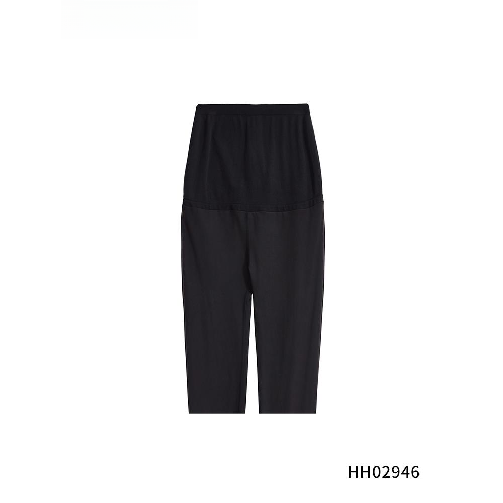 25夏薄款孕妇裤无痕冰丝五分裤打底中裤弹力大码夏季舒适HH02946