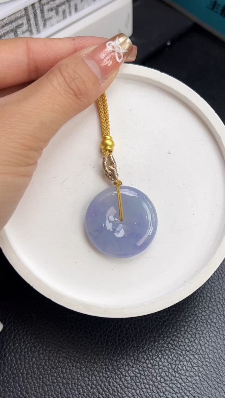 【闪购商品】翡翠颈饰未镶嵌YM972-1 平安扣