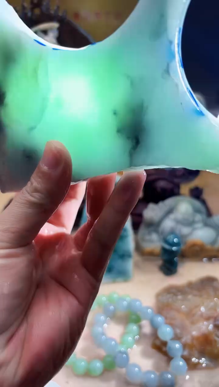 未镶嵌挂件翡翠A货张麦6572