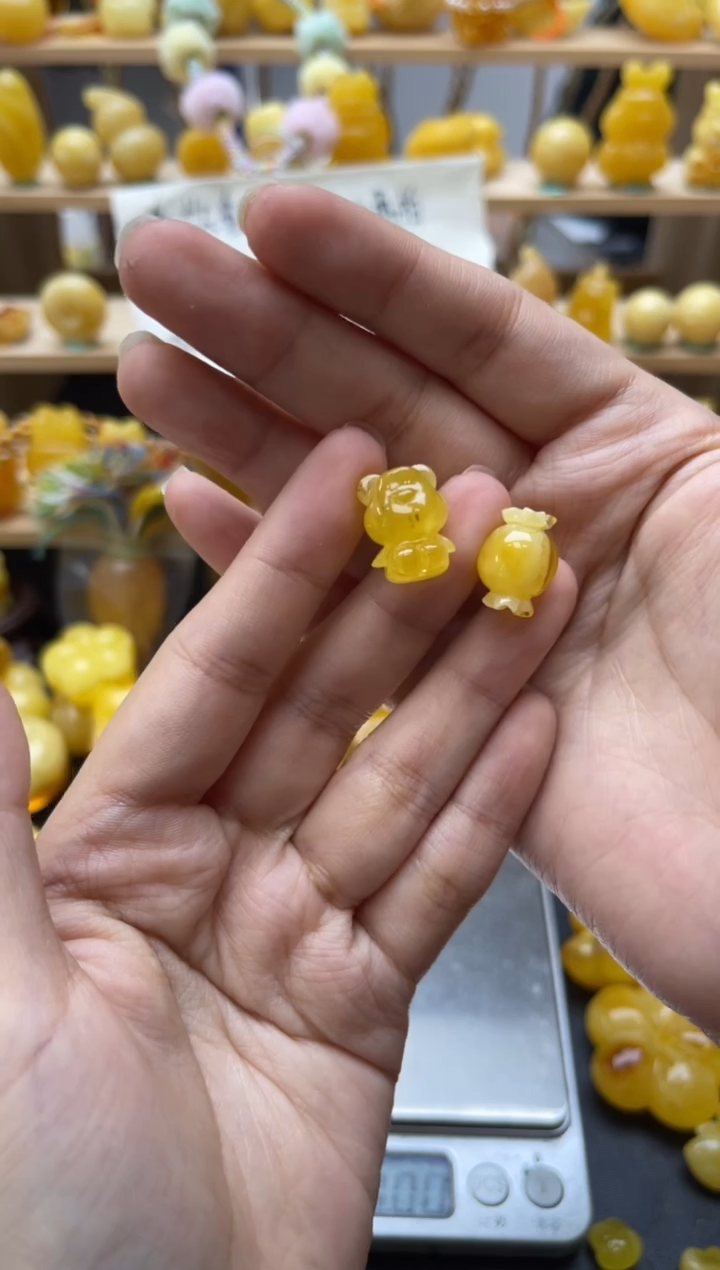 琥珀未镶嵌珠宝奇石118琥珀蜜蜡微瑕