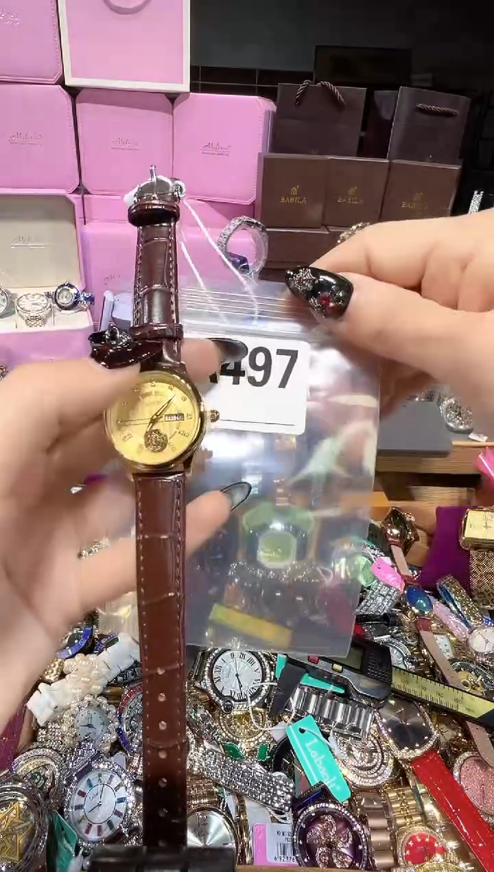 石英机芯不锈钢不锈钢直播定闪专用