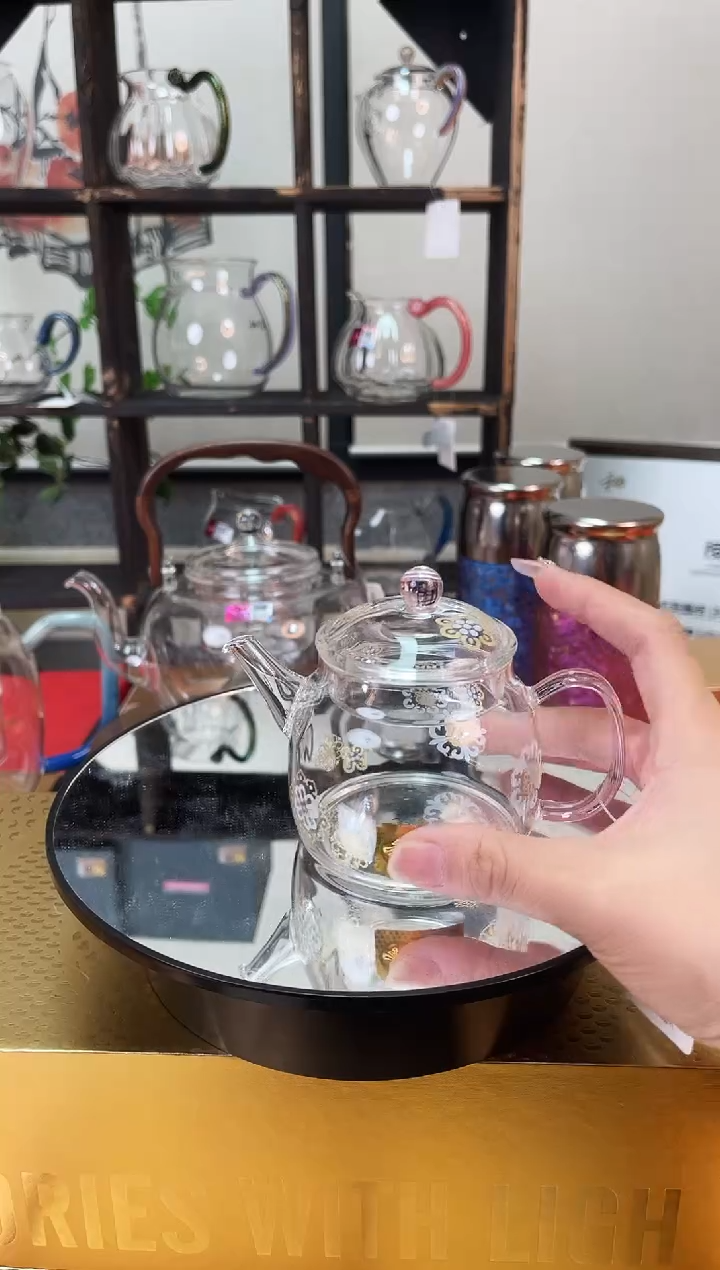 禾器/皮球花-言卿壶/浅粉+清禾杯粉色一对