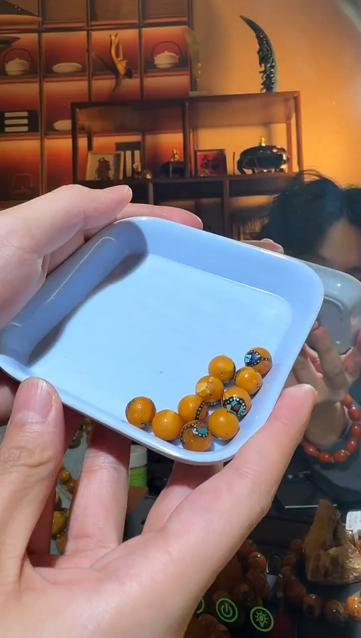 蜜蜡颈饰未镶嵌善*美5743天然蜜蜡珠宝奇石