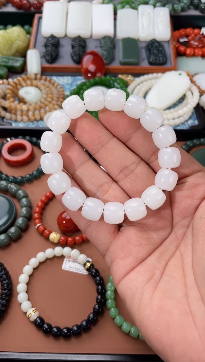 【闪购商品】和田玉手串未镶嵌 多样性发一件THTY6218