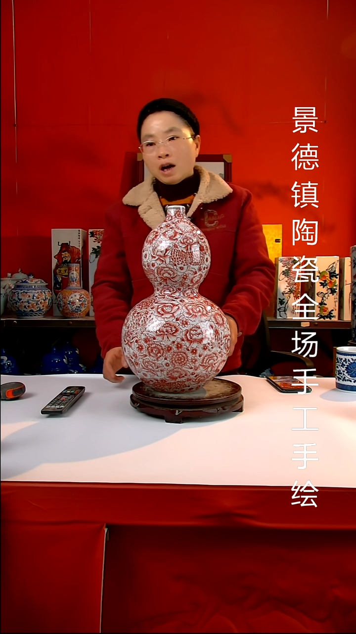 摆件陶瓷景德镇陶瓷 全场手工手绘