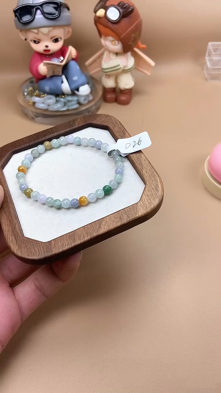 【闪购商品】翡翠手串未镶嵌天然翡翠A货手串D26