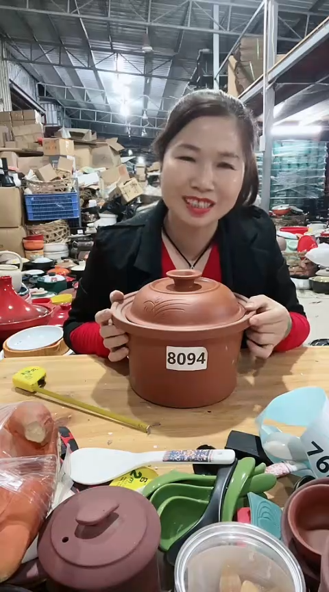 【闪购商品】8094瑕疵红泥炖盅不能明火