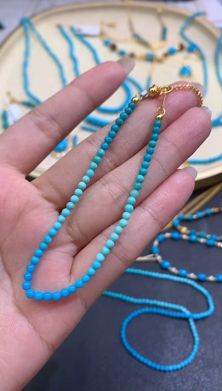 未镶嵌绿松石手链A473|1999|多样性发货一件