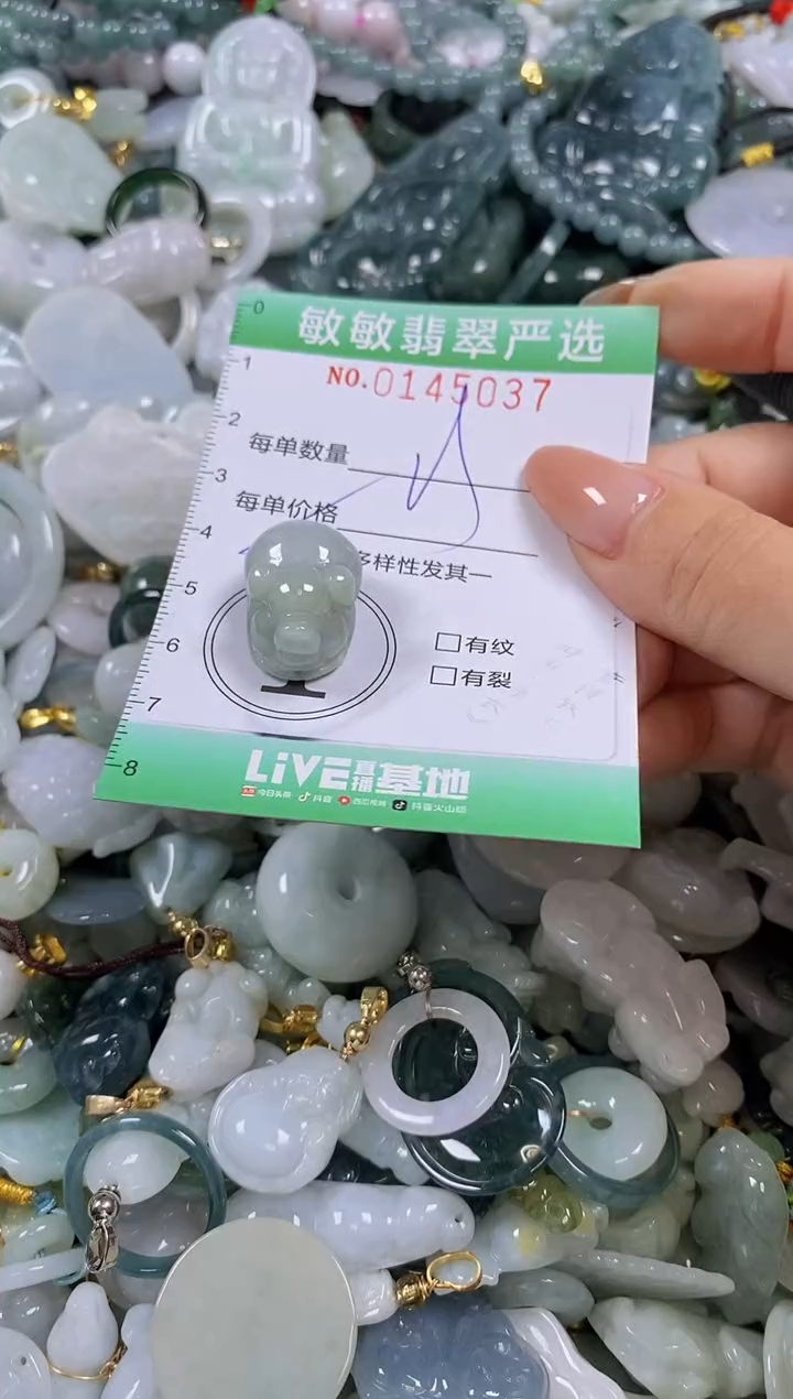 【闪购商品】翡翠未镶嵌颈饰闪购0145037多样性发其一
