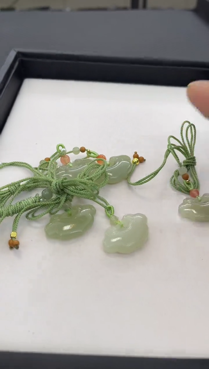 颈饰未镶嵌和田玉如意（多样性发一件）PP151-1