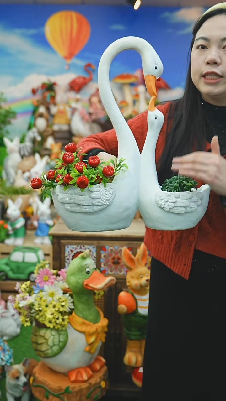 【闪购商品】红陶花园庭院摆件&00&