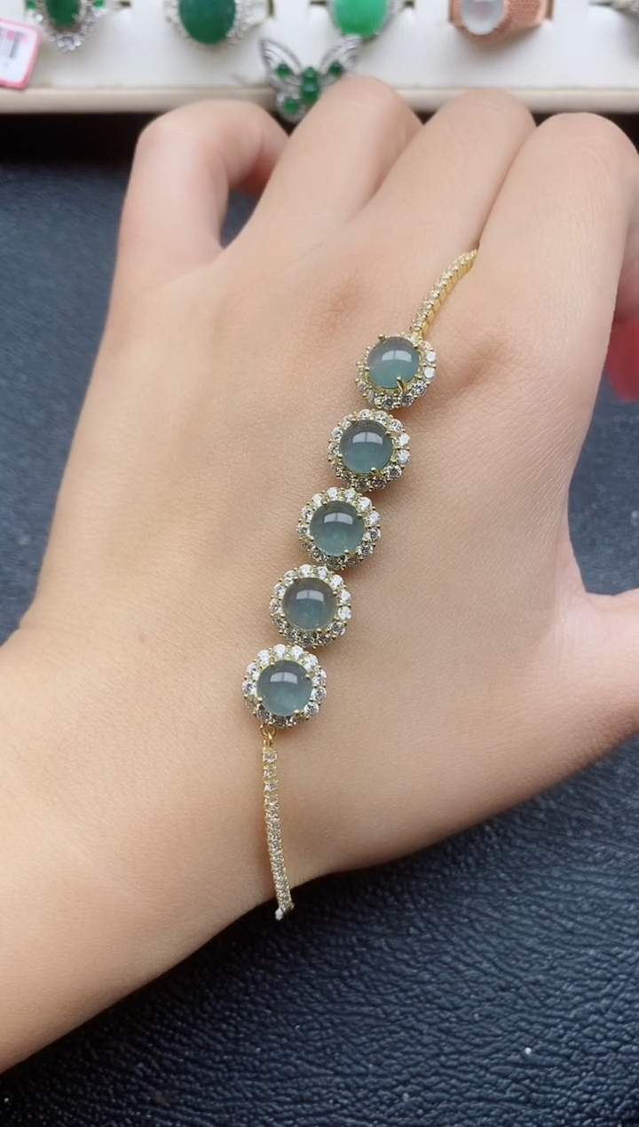 【闪购商品】翡翠戒指银S925镶嵌11111