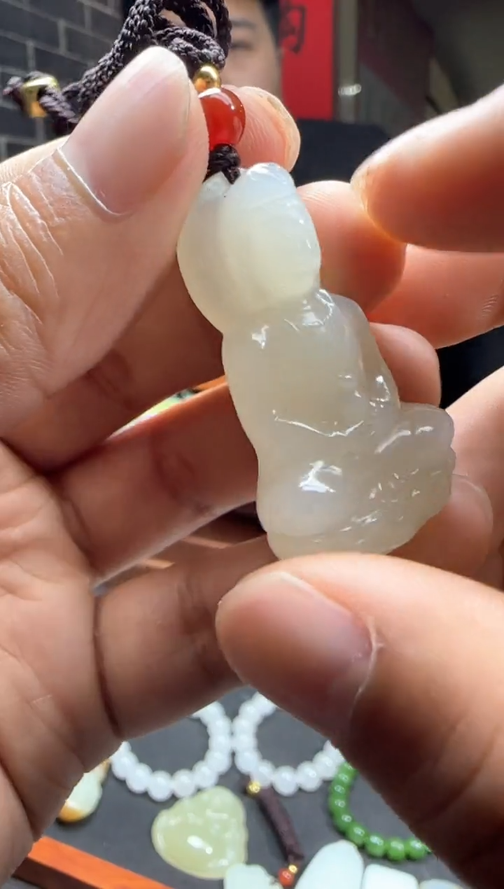 【闪购商品】和田玉【海220】40未镶嵌9005