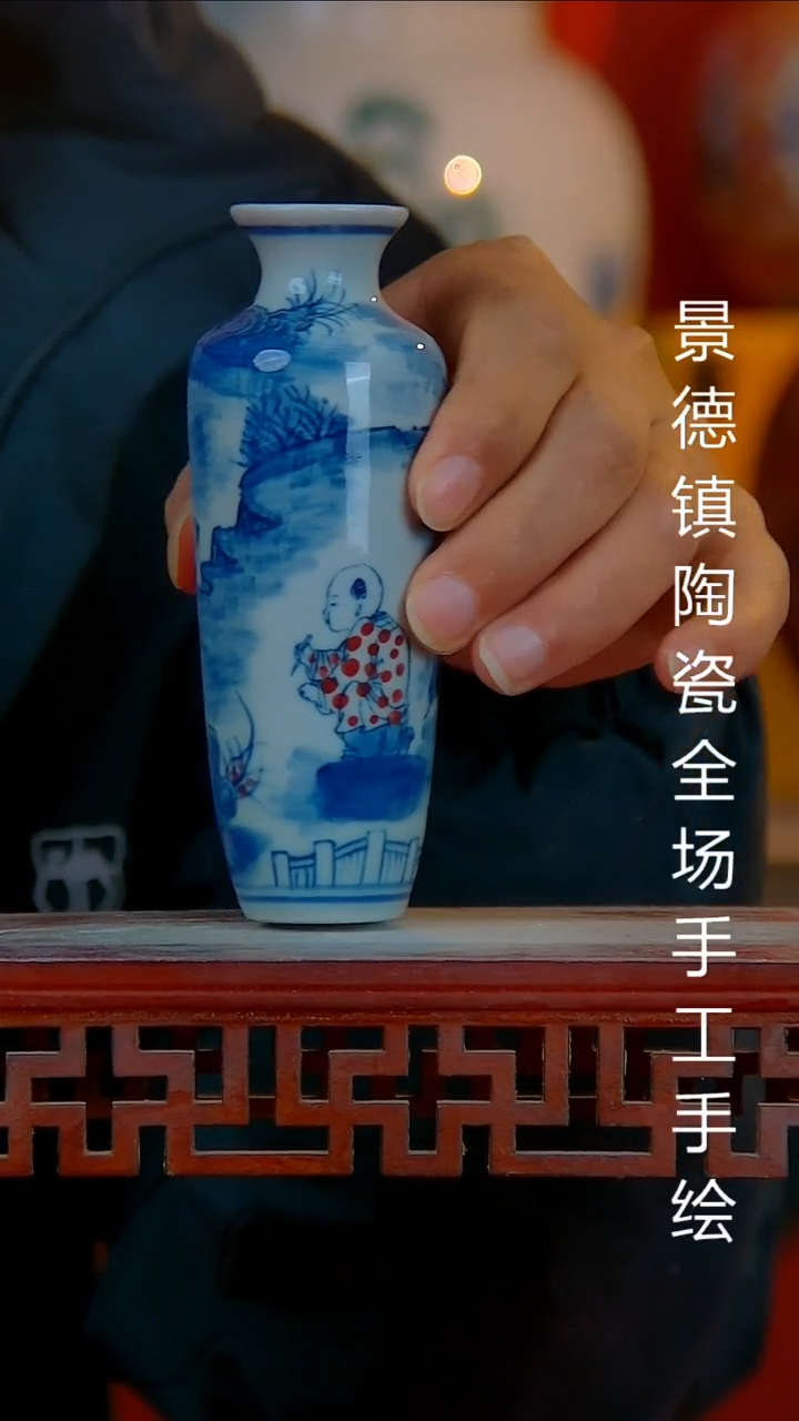 摆件陶瓷景德镇陶瓷 全场手工手绘