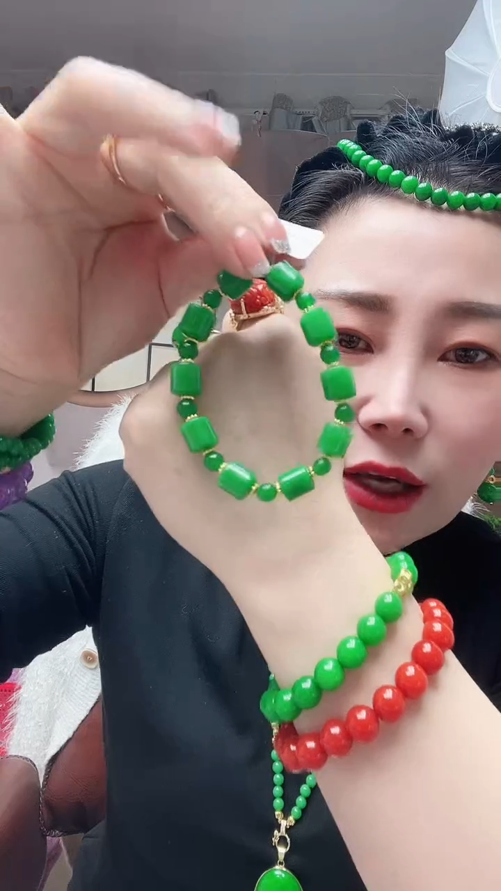 【闪购商品】翡翠手链未镶嵌F6号