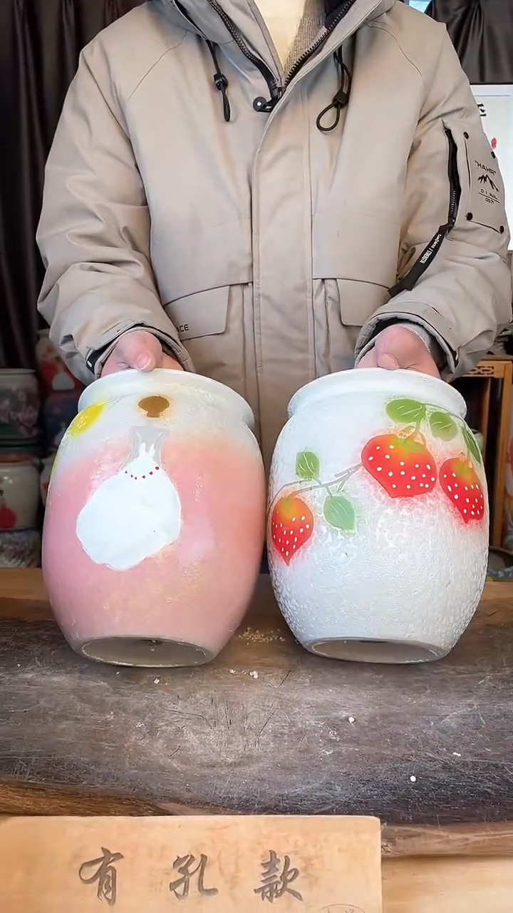 【闪购商品】摆件13-47口15高21微瑕   二个