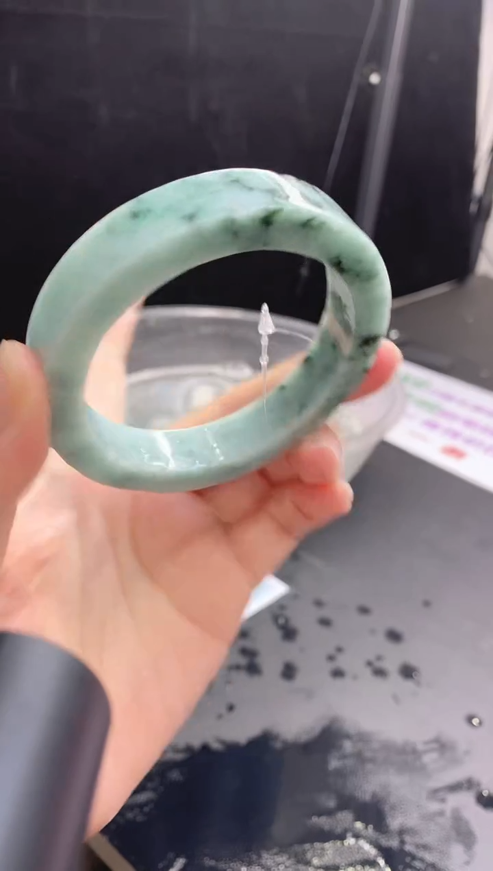 【闪购商品】定制翡翠手镯未镶嵌31 59-61正