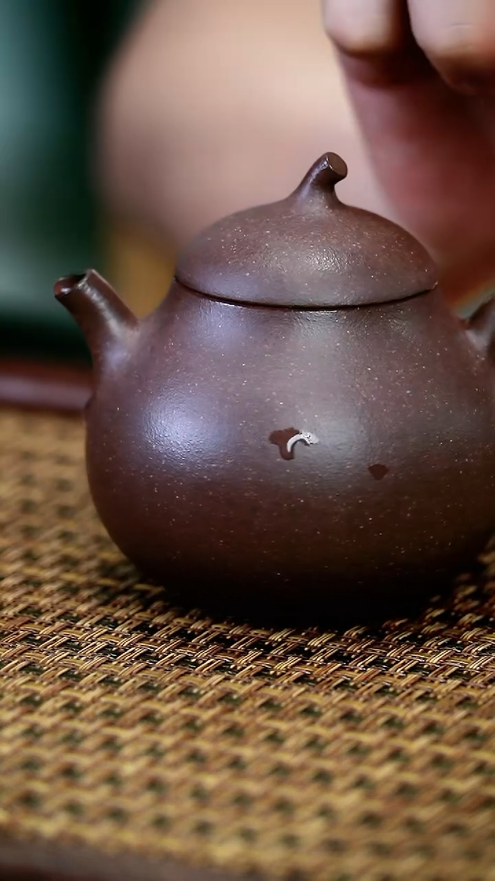 茶壶紫砂YZ桃花泥茄瓜