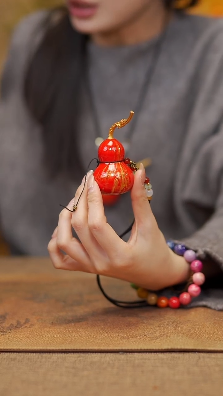 【闪购商品】645宴禾堂大漆脖挂葫芦68