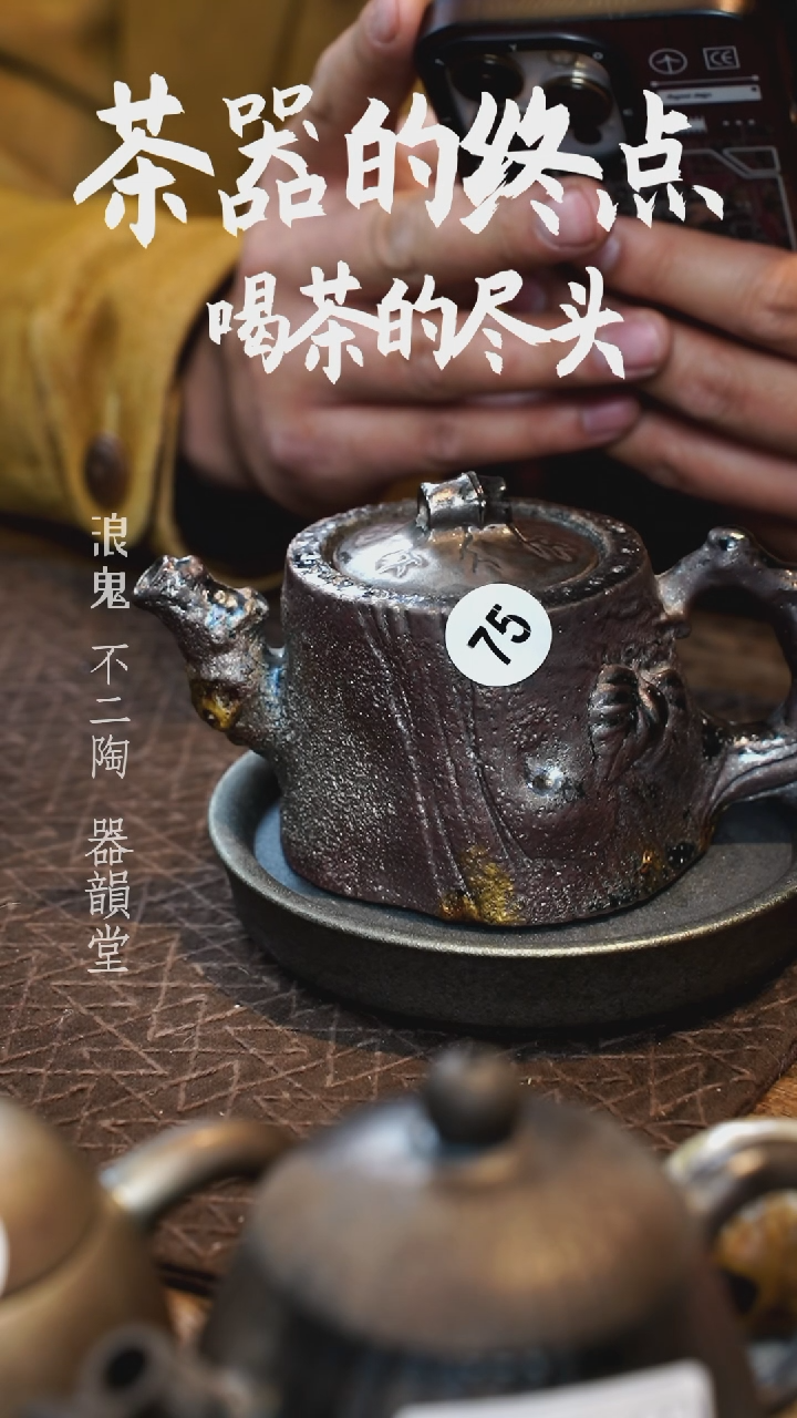 【闪购商品】壶L75号浪鬼仿生柴烧壶