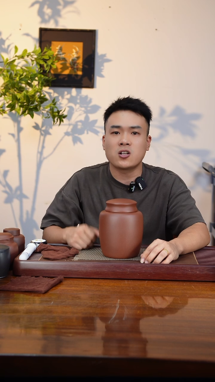 宜兴原矿紫砂茶叶罐