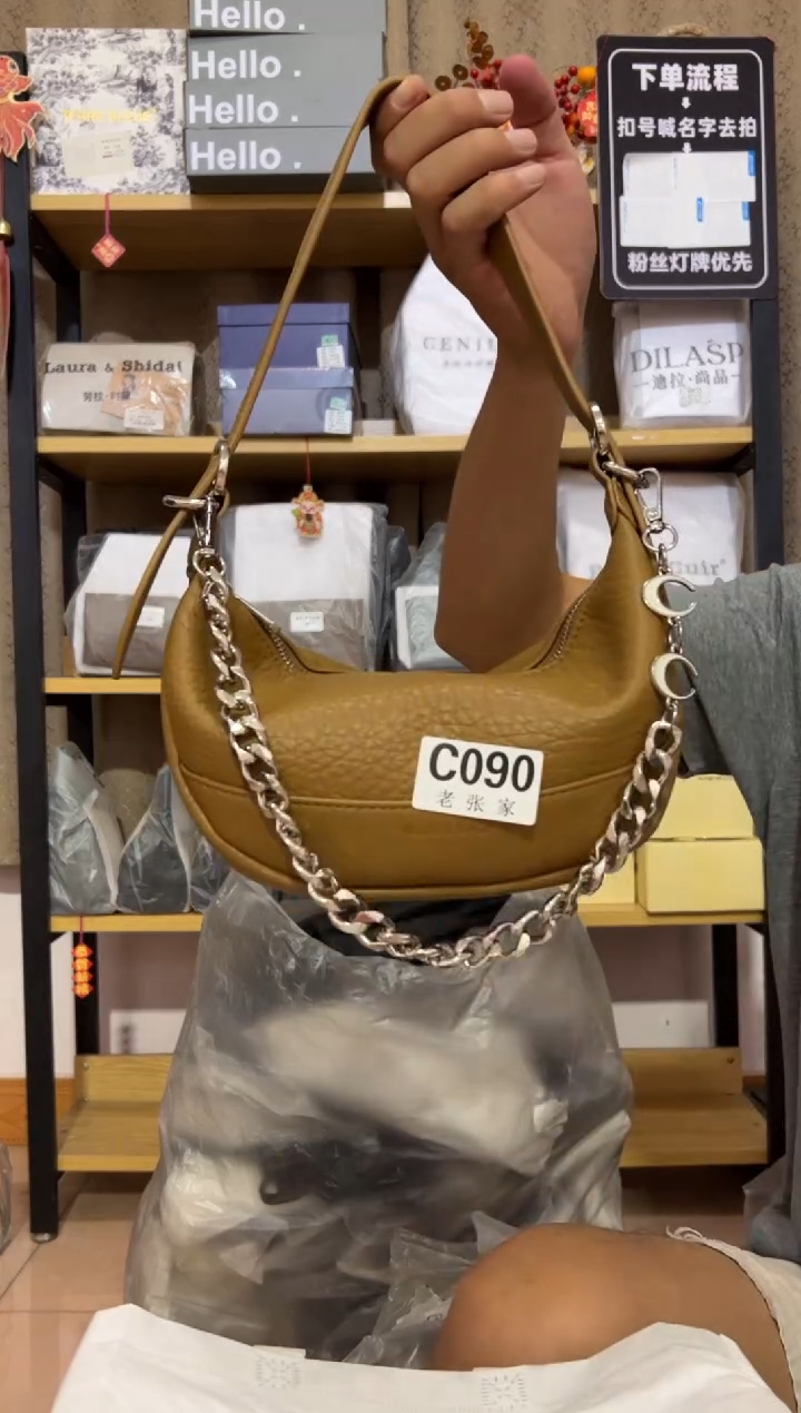 小牛剖层皮革老张家女包090