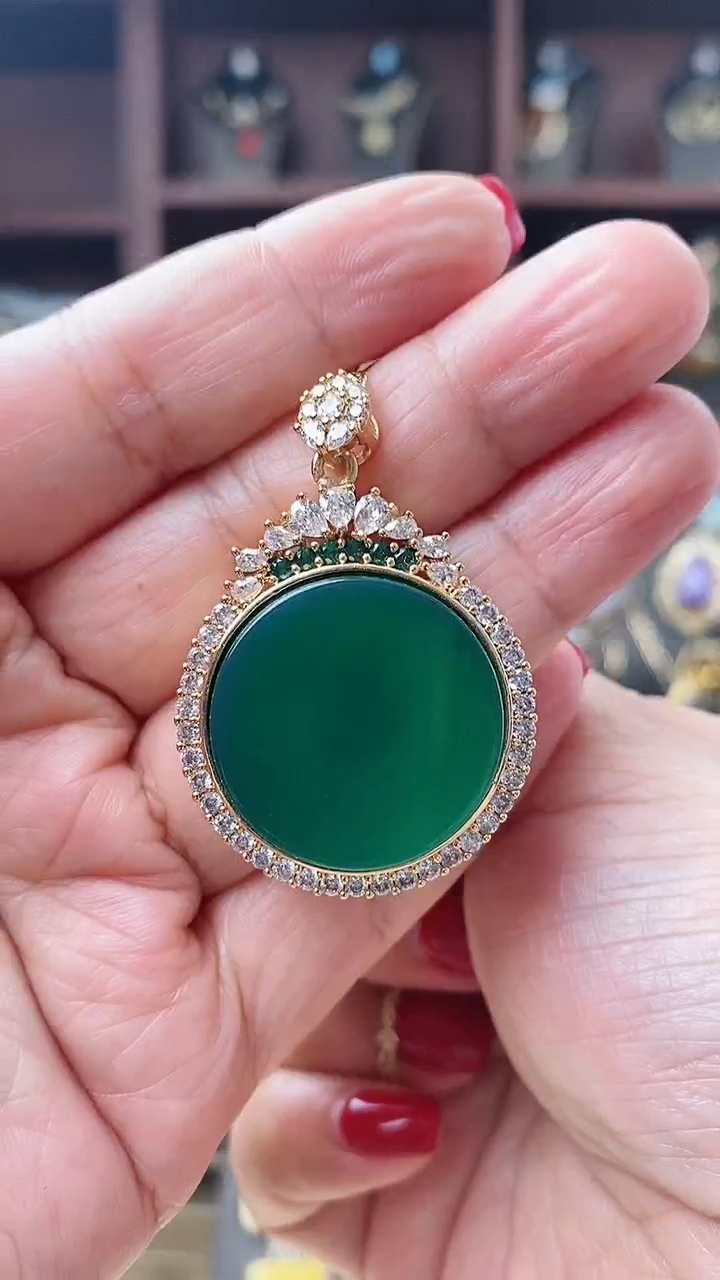 【闪购商品】玛瑙/玉髓颈饰未镶嵌吊坠