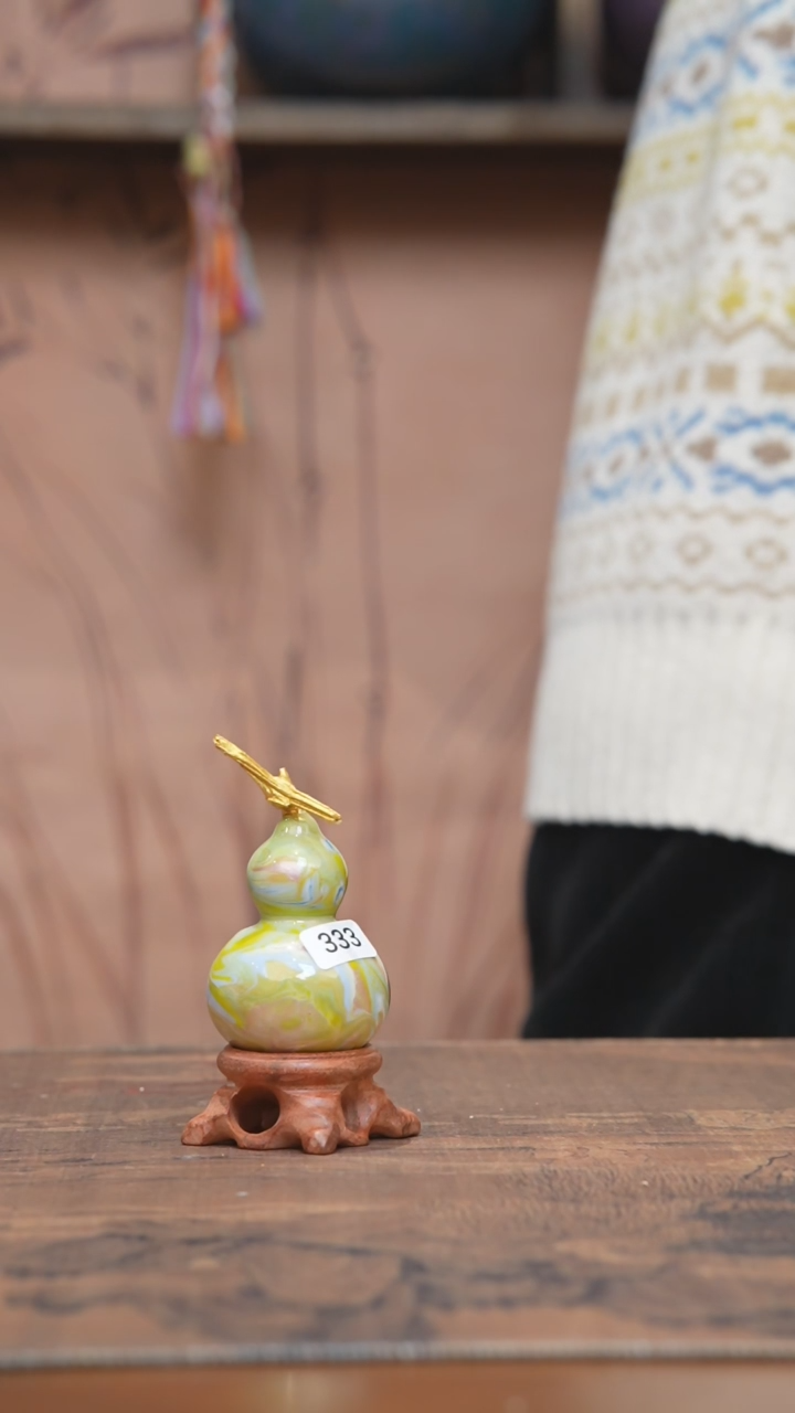 【闪购商品】333号-大漆飘漆小葫芦脖挂