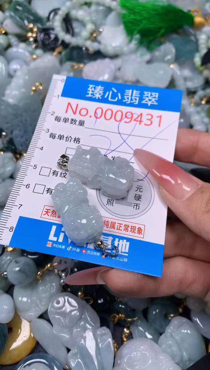 【闪购商品】翡翠颈饰未镶嵌含绳0009431