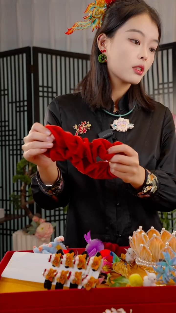 刺绣糖*非遗苏绣手工饰品