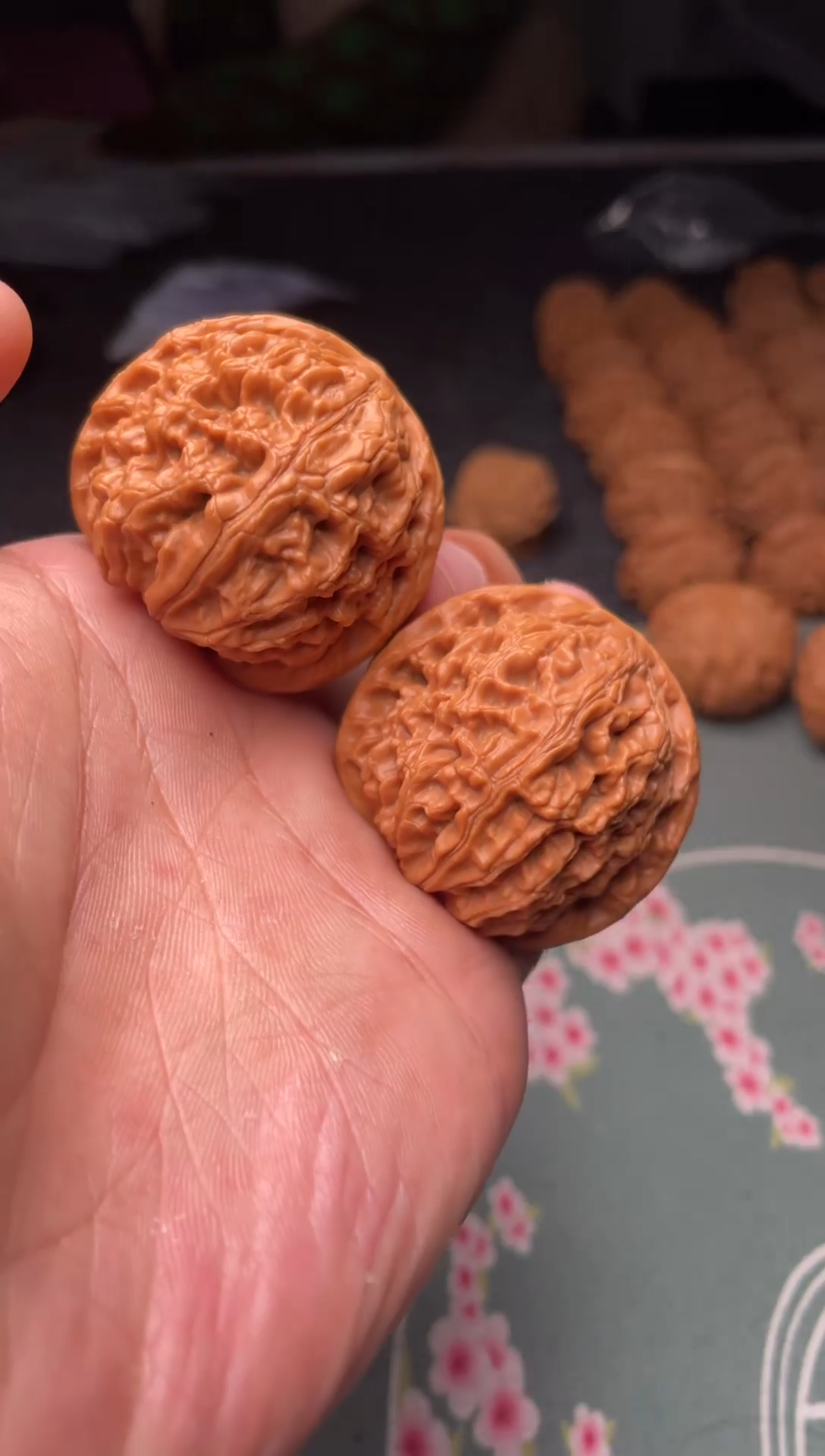 把件文玩核桃a184    水龙纹 41尺