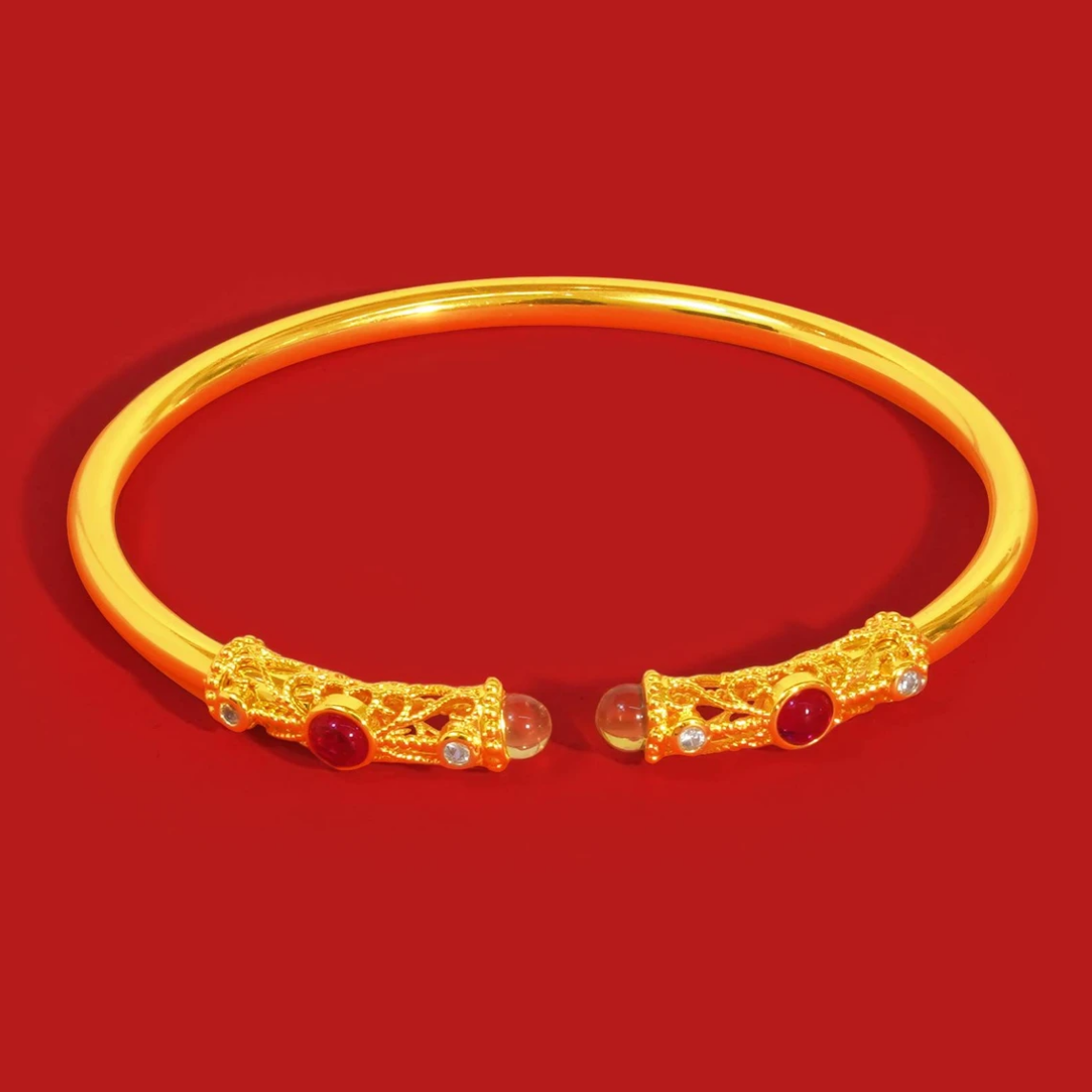 【主播推荐】培育红宝石手镯多样性发货T42