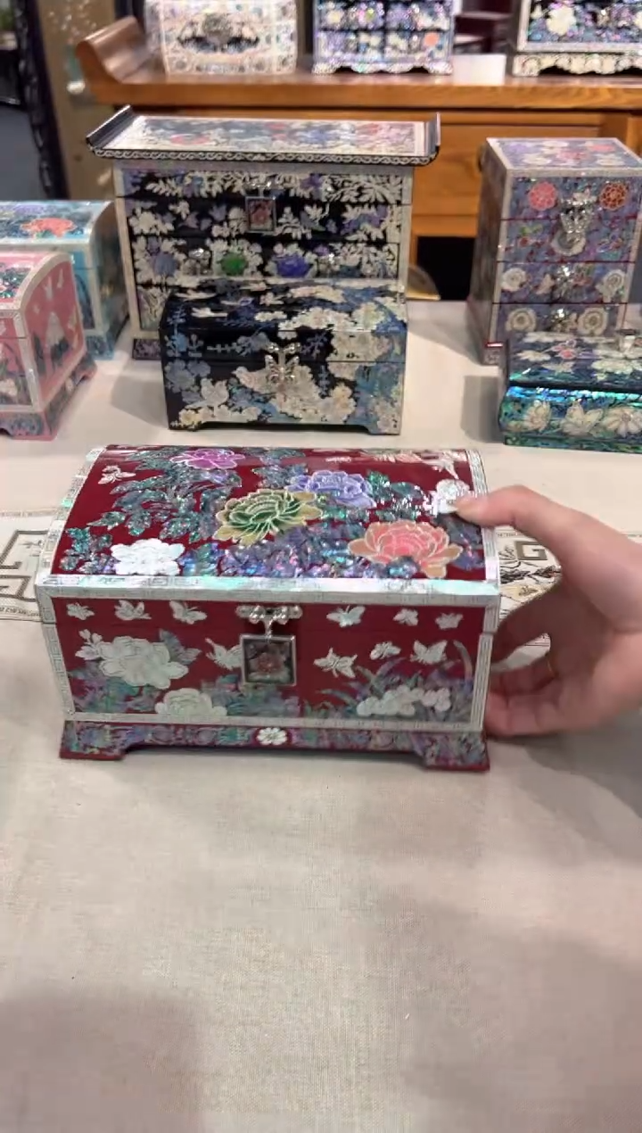 【闪购商品】满贝底按扣·弘贝雅螺钿漆器文化馆