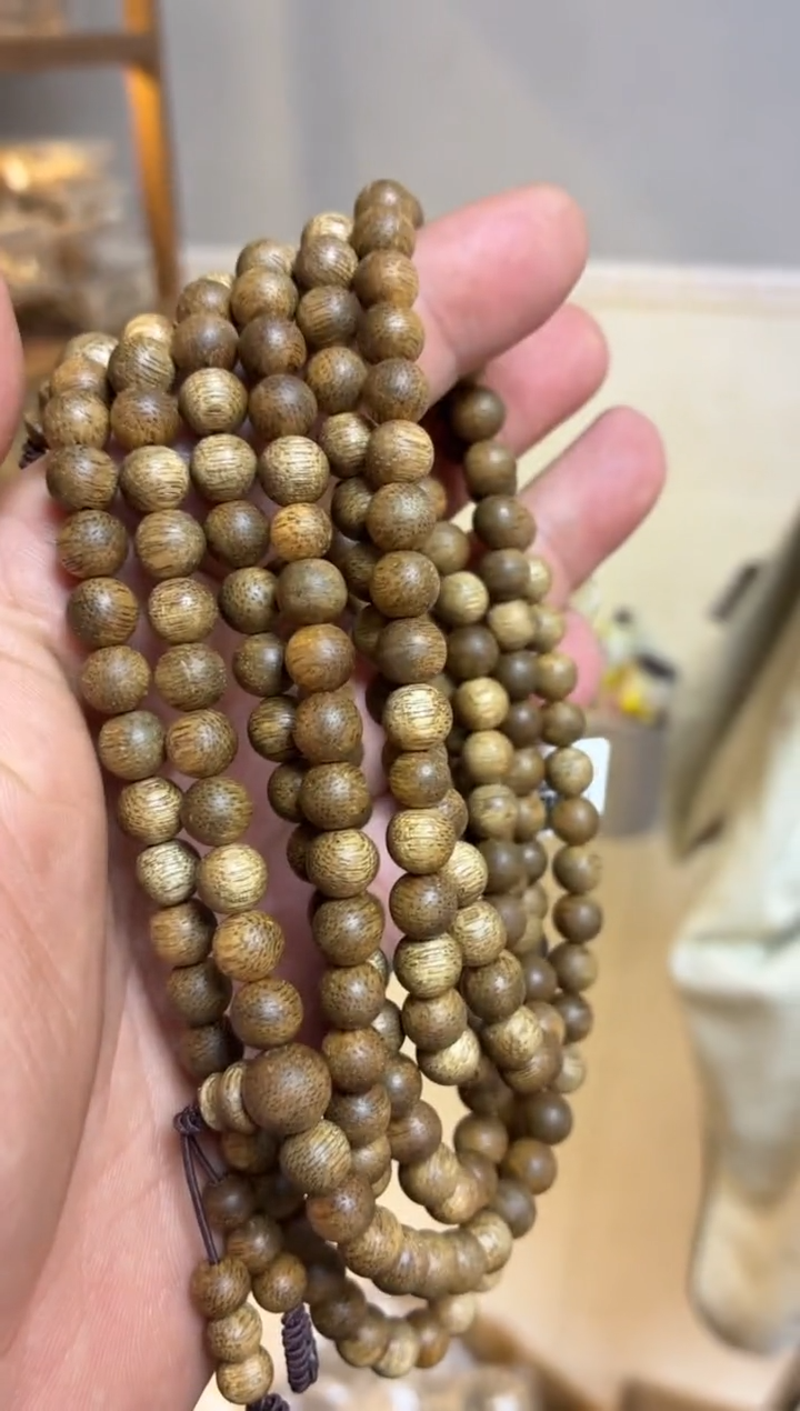 沉香手串 文莱圆珠长串0.7多样性发其一17