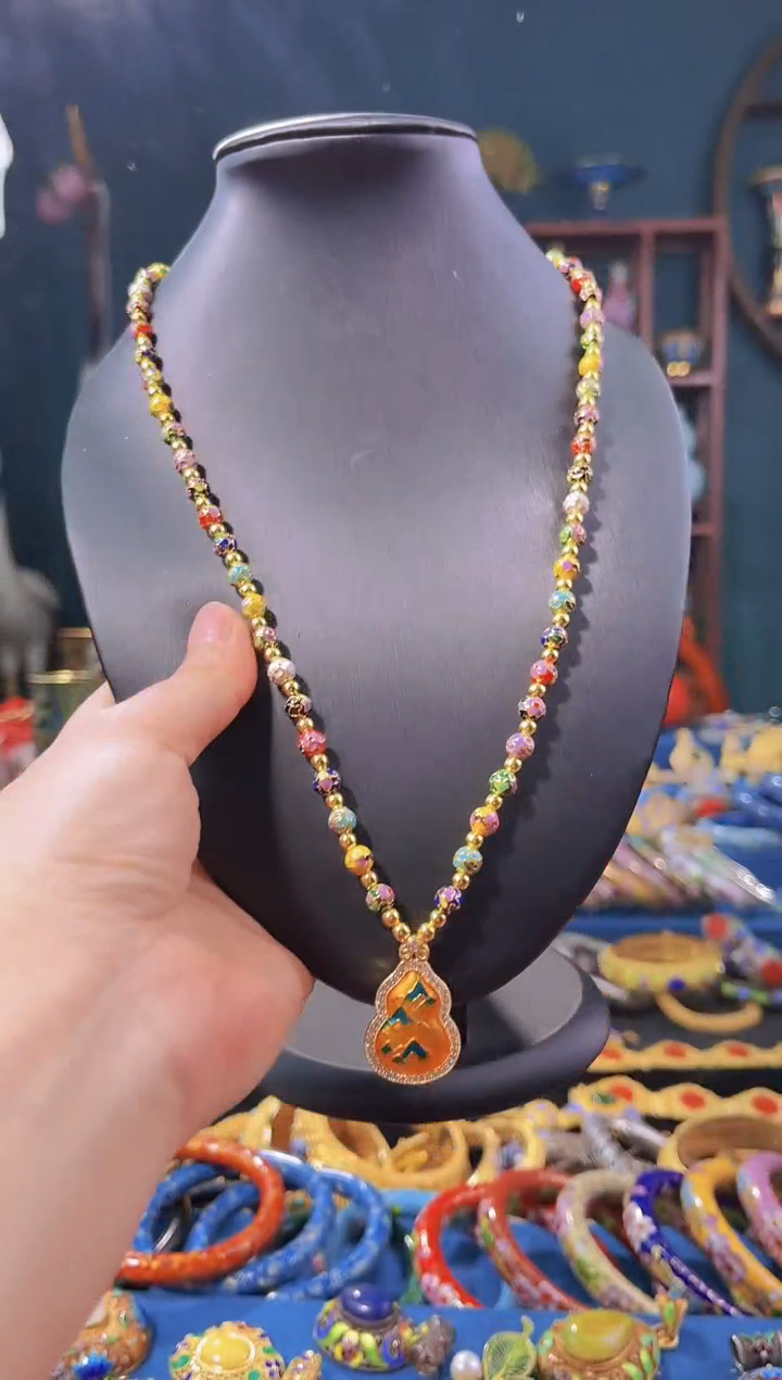 【闪购商品】非遗绝技 景泰蓝项链 多宝