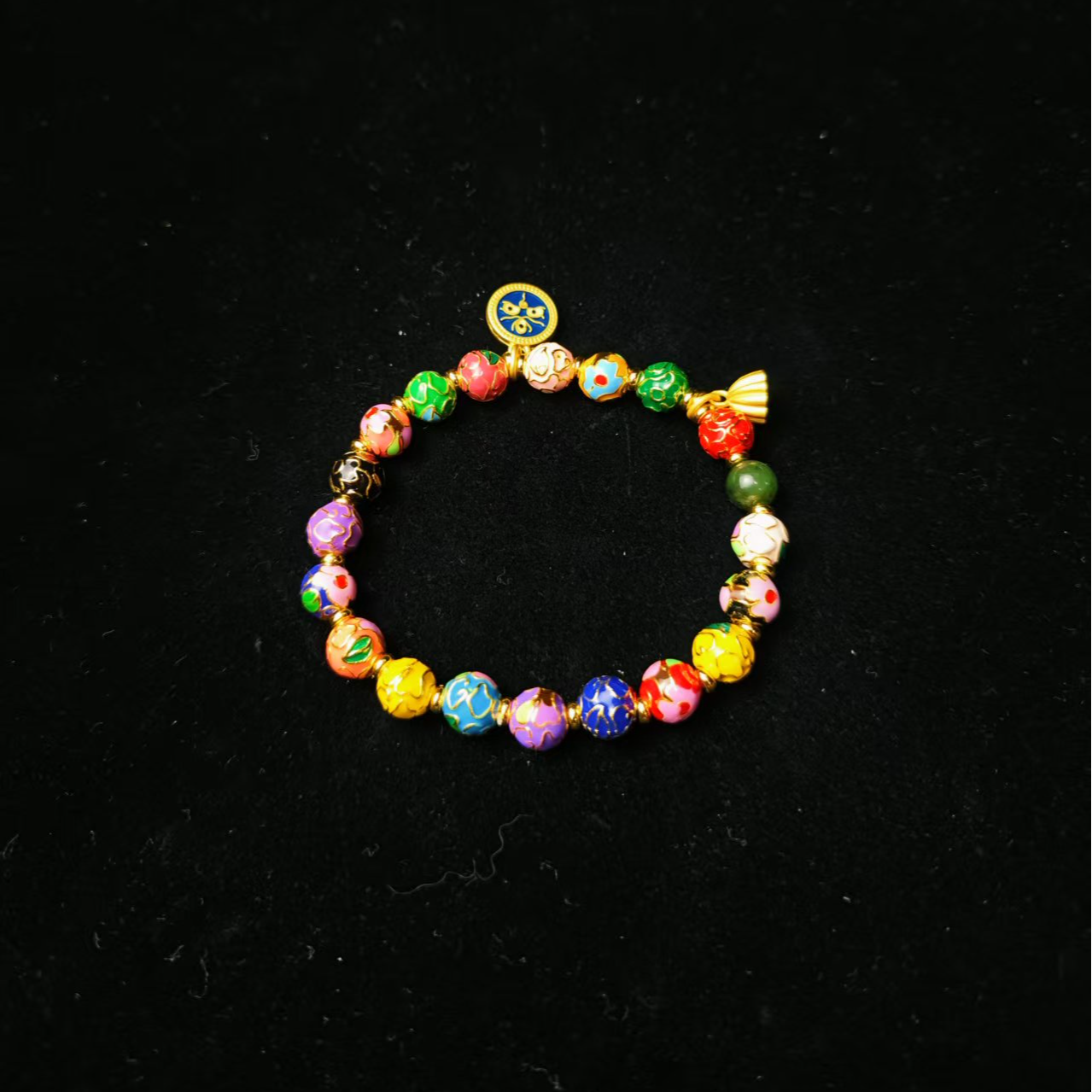和田玉-----珐琅手串