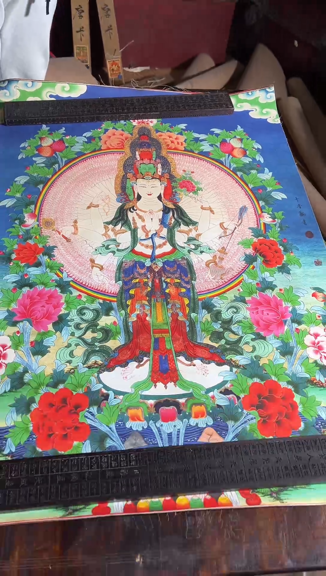 卷轴画东东唐卡tk160
