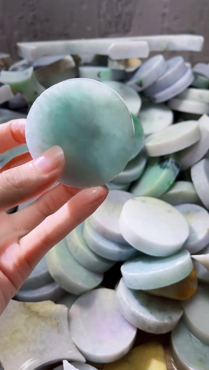 裸石翡翠翡翠a货正品玉石古陈948