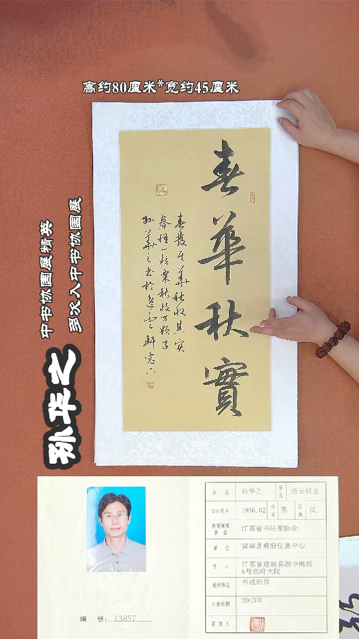 【闪购商品】书法85孙华之书法作品